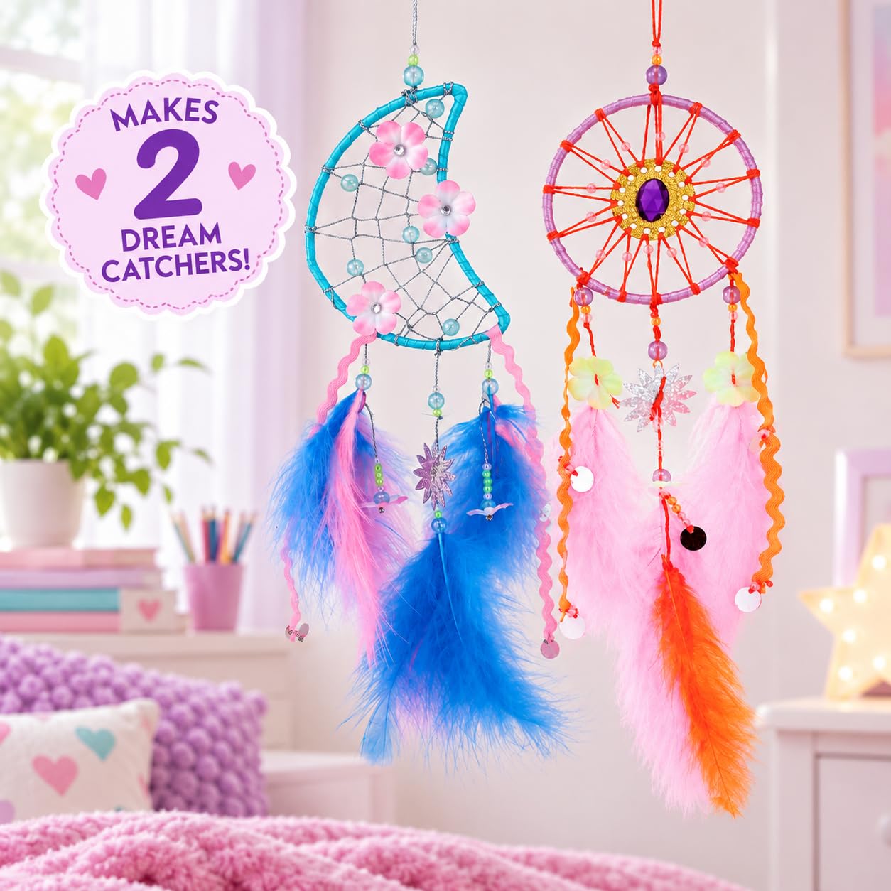Dreamcatcher : メガジャケ　8枚セット Amazon.com: Dreamcatcher Kit, Makes 2 Dream Catchers, Craft Kit